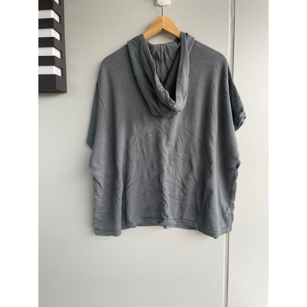 ANN TAYLOR LOFT Lounge grey green oversized sleeveless knit pajama top - Picture 4 of 6